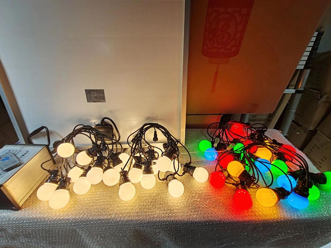 太阳能灯串g50灯led装饰灯24v插电球泡灯露营防水可串联